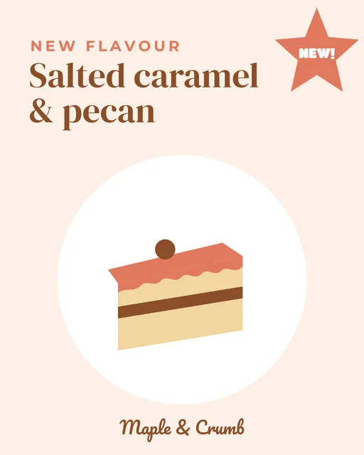 New flavour Instagram post template preview